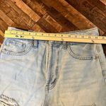 Wild Fable  Denim Shorts High Rise Cutoff Distressed Light Wash Size 6‎ Photo 8