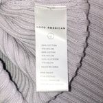 Good American Lilac Ribbed Knit Belted Waist Bodycon Sleeveless Midi Dress Photo 5