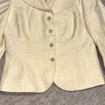 Medium 8/10 TAHARI women's yellow Twill blazer/suit jacket Photo 2