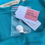 Soft Surroundings  turquoise blue maxi skirt Bollywood NWT Womens Size Medium Photo 3