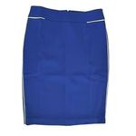 Spiegel  Modern Straight Blue Cheetah Print‎ Lined Pencil Skirt 10 Colorful Photo 1