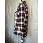 Old Navy Burgundy Plaid Flannel Shirt Regular Fit Double Brushed Cotton Size S Photo 1