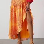 Anthropologie Hutch Printed Wrap Maxi Skirt NEW Size Large Photo 1