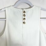 J.Crew  Denim Seamed Shift Dress in White Size 0 Photo 9