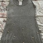 Urban Outfitters Out from Under UO gray metal decorations rayon tank top maxi dress, size XS Photo 1
