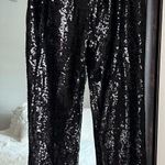 Open Edit Nordstrom  Black Sequin Pants Photo 1