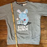 BKYS crew neck sweatshirt lucky charm blue bunny size medium Photo 2