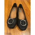 Baretraps  Milady Black Buckle Flat Heel Size 8.5M Photo 2