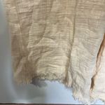 Love Riche cream raw hem jumpsuit open back tie waist women’s size medium trendy Photo 2