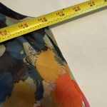 Black Rainn Womens Top Sheer Multicolor Sz S Sleeveless Peplum Blouse Fairy Boho Photo 7