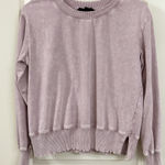 Jane and Delancey  Lavender Crew Neck Sweatshirt Photo 0