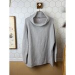 Free People  Gray Oversized Ottoman Slouchy Tunic - Size - XS Photo 2