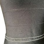 ZARA  Knit Ribbed Mini Dress Size S Black with Criss Cross Back Straps Photo 4