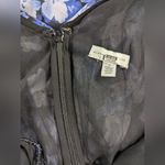 Monique Lhuillier Rtr sz6 ML Melanie Dress floral printed v-neck dark midnight Photo 6