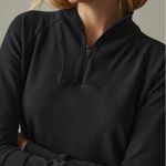 American Giant Women's Moto Dress Size S Made In USA Black Photo 2