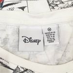 Disney  Mickey Minnie Mouse Black/White Comics Print Cropped Tee T Shirt Size M Photo 4