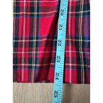 J.Crew Kelsey Holiday Pants Size 2 Red Tartan Plaid Ankle Crop Stretch 2196 Photo 4