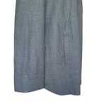 J Jill Stretch Shirt Jacket Wool Blend Minimalist Gray Button Up Womens Large Photo 4