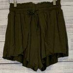 Halara  High Waist Dark Olive Shorts Photo 0