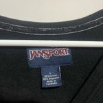Jansport  U.S. Navy Short Sleeve Sweater L Black Naval Academy Football Military Photo 3