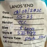 Lands' End Women's Sz 10 Mini Swim Skirt Pull On Beach Summer Vacay Blue Preppy Photo 6