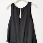 Banana Republic [] Black Sleeveless Popover Shorts Romper Keyhole Back Size 12 Photo 3