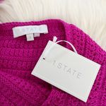 1. State  Halter Crochet Knit Top Tropic Berry Photo 6