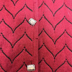 Sabri Ozel Italian Yarn Wool Blend Cardigan Red Photo 12
