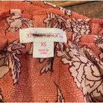 Xhilaration  Blouse Sleeveless Floral Keyhole Neckline Lightweight Multicolor XS Photo 6