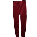 Fabletics NWT SculptKnit High Waist Leggings Sz. Large Red Flattering Sculpting Photo 6