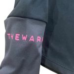 Jessica Simpson The Warm Up Athletic Shirt Size S Black Long Sleeve Open Back Photo 1