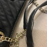 Bag Stylish Black Quilted Shoulder Bag with Chain Straps VERA New York Preowned Photo 2