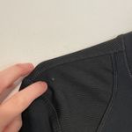 Apana Solid Black Full Zip Zipper Collared Thumbholes Active Jacket Track Jacket Photo 3