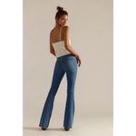 We The Free  FP Blue Denim Pull On Penny Flare Jeans Size Medium 29 Photo 1