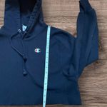 Champion  Reverse Weave Cropped Hoodie Black Small Photo 10
