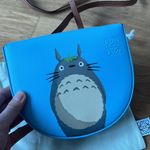 Loewe  x Ghibli Totoro large heel bag in blue Photo 1