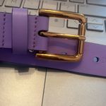 Elegant Medusa’s Lavender Belt with Gold Buckle 80/32. Purple Photo 10
