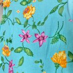 Coldwater Creek  Floral Beaded FLAWS ALTERED Sheath‎ Size 14 Summer Colorful Blue Photo 14