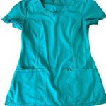 Cherokee Aqua Scrub Top Photo 0