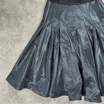 Tadashi Shoji  Black Taffeta Fit and Flare Cocktail Formal Evening Dress Size 6 Photo 8