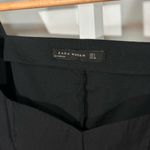 ZARA  Woman black square-neck corset-style top – romantic puff sleeve peplum S Photo 3