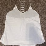 Lululemon White Razorback Tank Top Photo 0