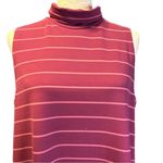 Garnet Hill Mock Neck Sleeveless Split Hem Tunic Top NWT Size Large #47166 Photo 2