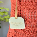 Ryegrass Rust Crochet Ruffle Sleeve Knit Top – Size XS (NWT) Pink Photo 2