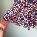 American Eagle Long Sleeve Floral Romper Size XXS Blue Photo 6