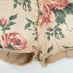 Current/Elliott CurrentElliott Womens Blue Floral Frayed Hem Back Pockets Casual‎ Shorts 28 Photo 9