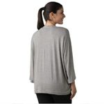 prAna New Women's L Foundation Seabrook Wrap Modal Cardigan Gray Size Large Photo 1