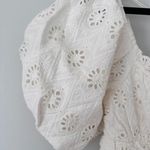 Anthropologie Pilcro Puff-Sleeve Eyelet Playsuit/Romper, Size XS Photo 8