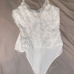 Iris White Lace Bodysuit  Photo 0