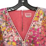 Kate Spade Mainline Floral Dots Burnout Blouse size M Photo 4